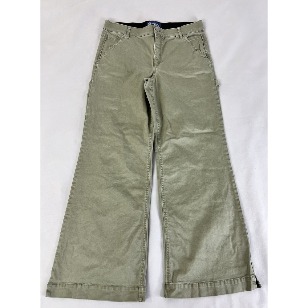 Democracy Ab-solution High Rise Wide Leg Carpenter Pants Military Green‎ 14 Y2K